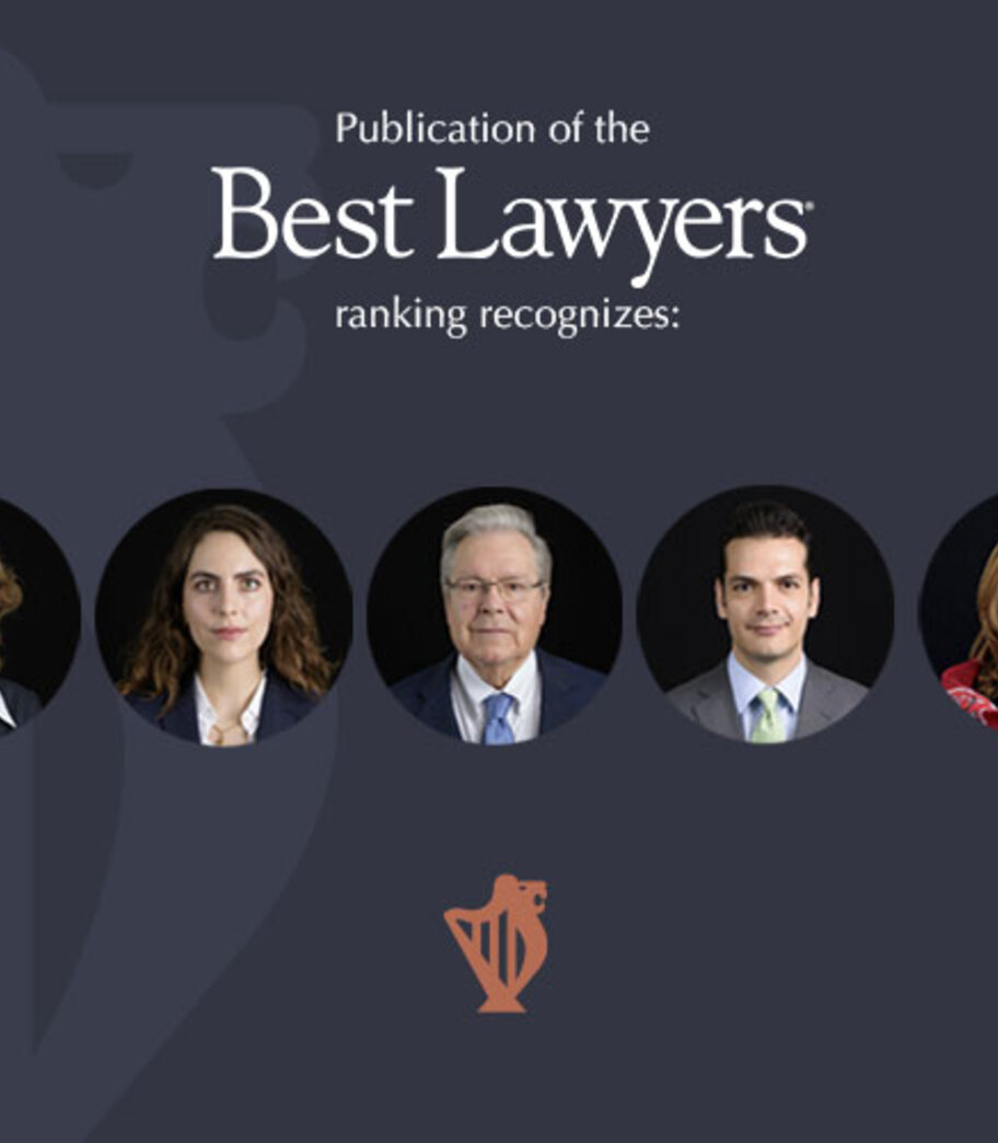 Best Lawyers reconoce a García Barragán Abogados en 8 distintas áreas de práctica.